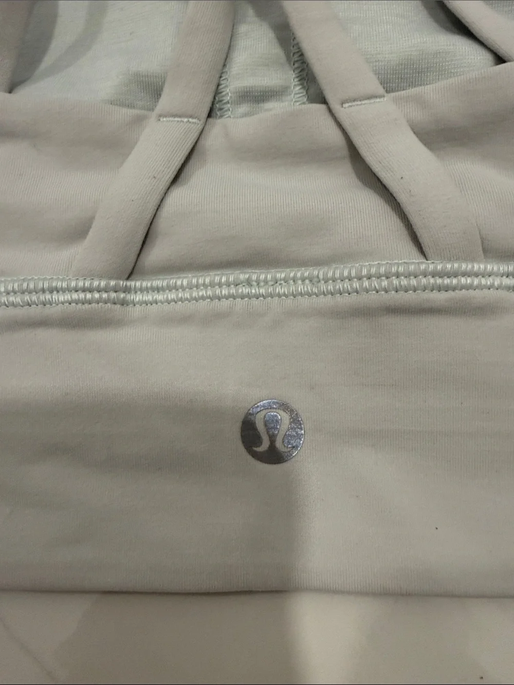 lululemon athletica Light Gray Crisscross-Back Sports Bra